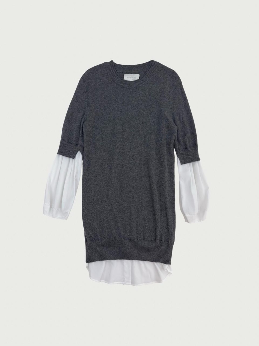 Wool/Cashmere Shirt Sweater Dress